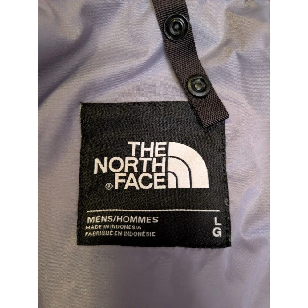 The North Face TNF DryVent Waterproof Shell Jacket Men's Large Black Gray